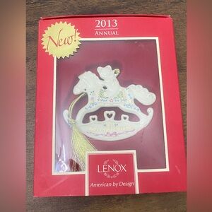 Lenox Baby's First Christmas Ornament